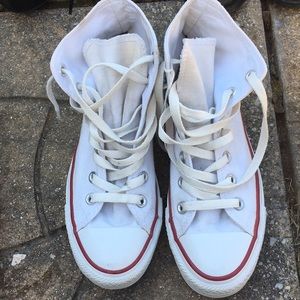 CONVERSE - white high tops